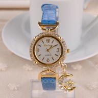 Nuevo Estilo de Moda de Cuero Casual Luna En Forma de R