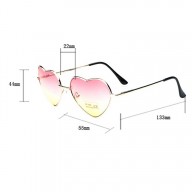 Gafas en forma de Corazón