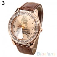 Torre Eiffel Cuarzo Reloj de pulsera