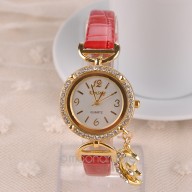 Nuevo Estilo de Moda de Cuero Casual Luna En Forma de R