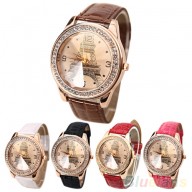 Torre Eiffel Cuarzo Reloj de pulsera