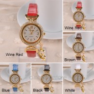 Nuevo Estilo de Moda de Cuero Casual Luna En Forma de R