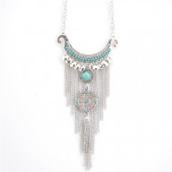 Collar de Plata Antigua Joyería Turquesa